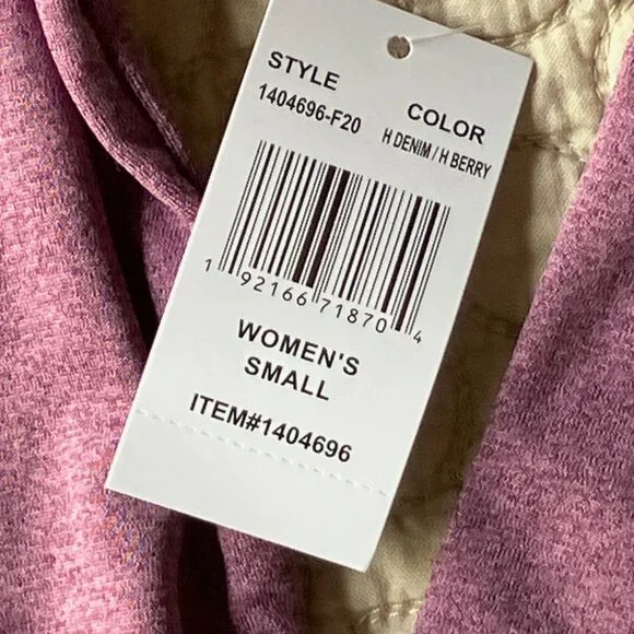 New 32 Degree full zip long sleeve lightweight hoodie small, purple, pockets - Picture 5 of 8